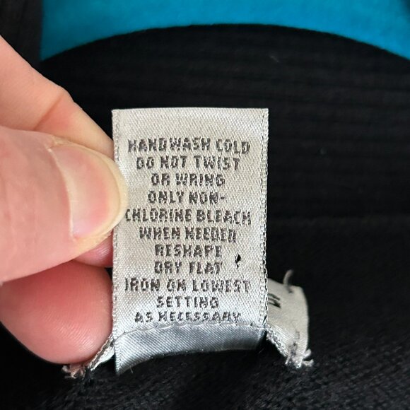 Chicos Women Sweater Cardigan Size M 1 Black Open Shawl Front Half Dolman Sleeve - Picture 5 of 12